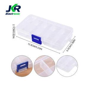 CAJA PLASTICA 17.6x10.2x2.3 cm