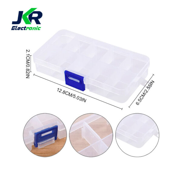 CAJA PLASTICA 17.6x10.2x2.3 cm